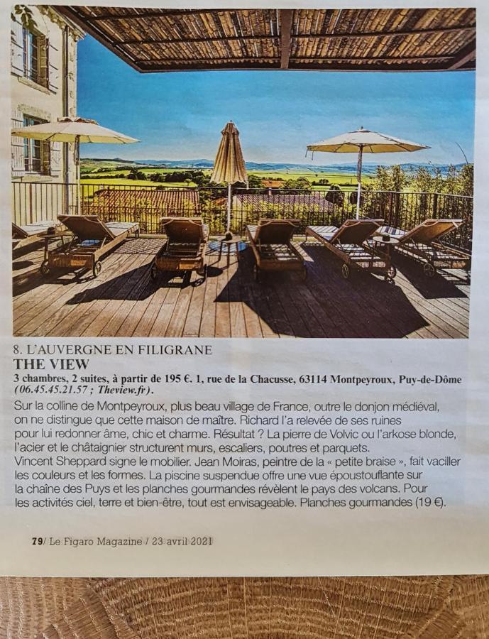 The View - Gite Mont Dore Montpeyroux  ภายนอก รูปภาพ